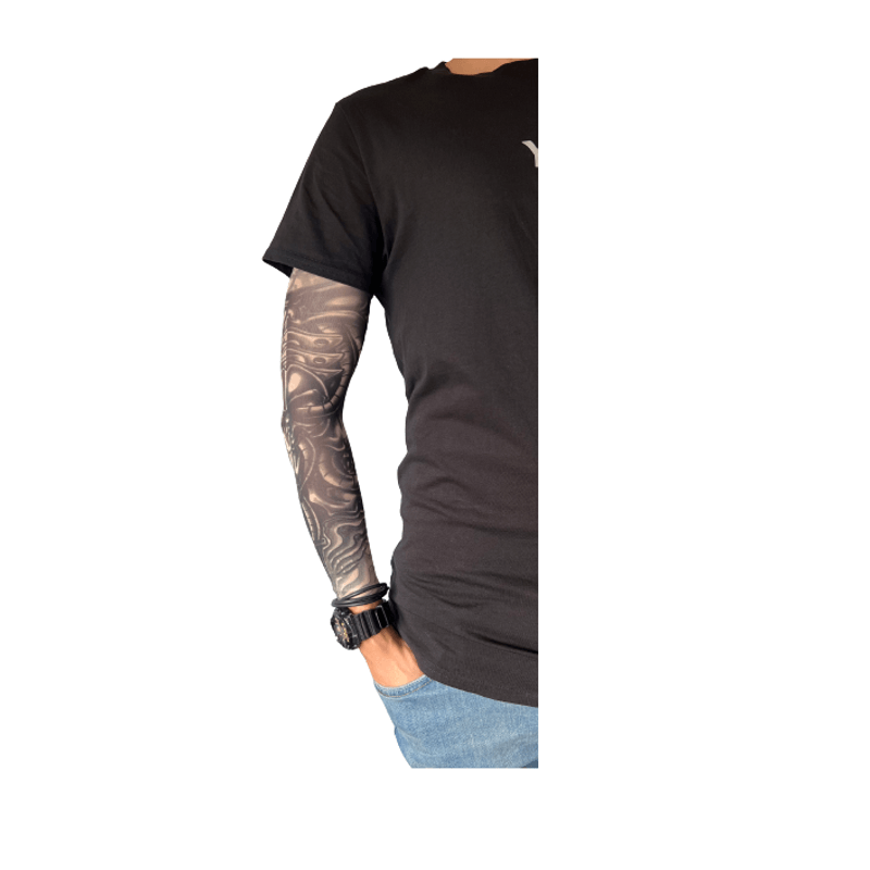 Fashion, accesorii si bijuterii - Barbati - Accesorii barbati - Alte accesorii barbati - Maneca tatuaj temporar, print 3D, cu protectie solara pentru brate, marime universala, unisex, model - Infinity.ro