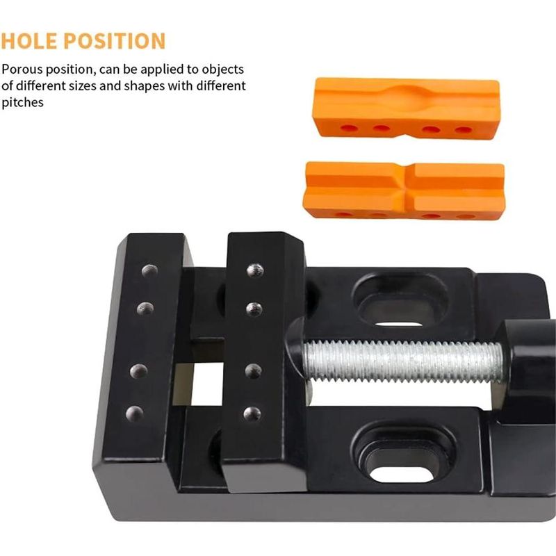 Casa si Gradina - Constructii - Scule electrice si accesorii - Menghine si cleme fixare - Set mini menghina, Aluminiu/Plastic, 53 mm, Negru/Galben - Infinity.ro