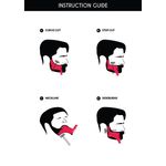 Ingrijire personala si Cosmetice - Ingrijire personala - Ingrijire par - Perii de par si piepteni - Pieptene Contur Barba & Mustata MyStyle PRO / Sablon pentru Barba & Mustata ca la Salon - Transparent - Infinity.ro