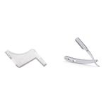 Ingrijire personala si Cosmetice - Ingrijire personala - Ingrijire par - Perii de par si piepteni - Set profesional pieptene / sablon transparent contur barba & mustata + Brici profesional pentru barbierit si - Infinity.ro