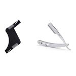 Ingrijire personala si Cosmetice - Ingrijire personala - Ingrijire par - Perii de par si piepteni - Set profesional pieptene / sablon contur barba & mustata + Brici profesional pentru barbierit si ras capilar, - Infinity.ro