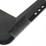 Ingrijire personala si Cosmetice - Ingrijire personala - Ingrijire par - Perii de par si piepteni - Set profesional pieptene / sablon contur barba & mustata + Brici profesional pentru barbierit si ras capilar, - Infinity.ro