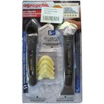 Casa si Gradina - Constructii - Vopsea si tencuieli - Unelte de vopsit si tencuit - Set aplicator si razuitor silicon AgroPro, 5 capete 3-17 mm - Infinity.ro