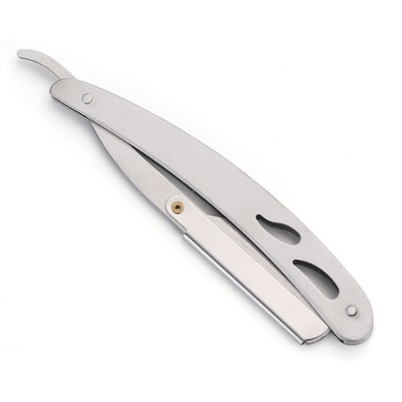 Ingrijire personala si Cosmetice - Ingrijire personala - Ingrijire par - Perii de par si piepteni - Set profesional pieptene / sablon contur barba & mustata + Brici profesional pentru barbierit si ras capilar, - Infinity.ro