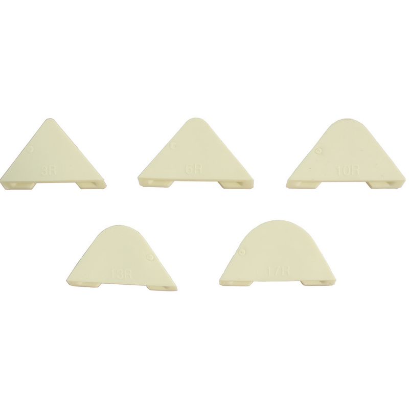 Casa si Gradina - Constructii - Vopsea si tencuieli - Unelte de vopsit si tencuit - Set aplicator si razuitor silicon AgroPro, 5 capete 3-17 mm - Infinity.ro