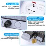 Casa si Gradina - Electrice - Prize - Priza impermeabila exterior, IP66, Gri - Infinity.ro