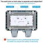 Casa si Gradina - Electrice - Prize - Priza impermeabila exterior, IP66, Gri - Infinity.ro