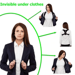 Ingrijire personala si Cosmetice - Sanatate si wellness - Aparate medicale - Suporturi ortopedice si orteze - Corector de postura pentru indreptare spate, umeri si coloana Mystyle, Negru, Marime reglabilla - Infinity.ro