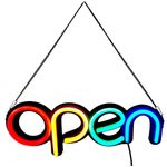 Casa si Gradina - Corpuri si surse de iluminat - Iluminat comercial si industrial - Corpuri iluminat comercial - Reclama semn luminos led neon cu mesaj OPEN - Infinity.ro