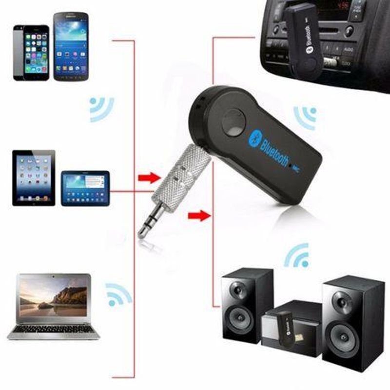 Auto si Moto - Electronice auto - Accesorii electronice auto - Receptor Bluetooth, Receiver Muzica Auto, AUXILIAR Adapter, Microfon, Muzica si Apeluri In Masina - Jack 3.5mm - Infinity.ro