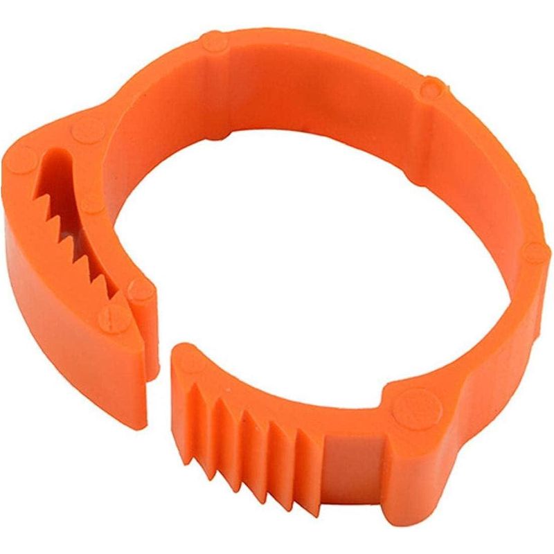 Petshop - Articole imbracaminte - Incaltaminte animale - Set 100 inele pentru pasari, Plastic, 1-100, Portocaliu - Infinity.ro