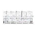 Casa si Gradina - Decoratiuni - Stickere decorative - Set Stickere Acril Decorative, Desing Grecesc, 102 mm x 104 mm x 10 Bucati - Infinity.ro
