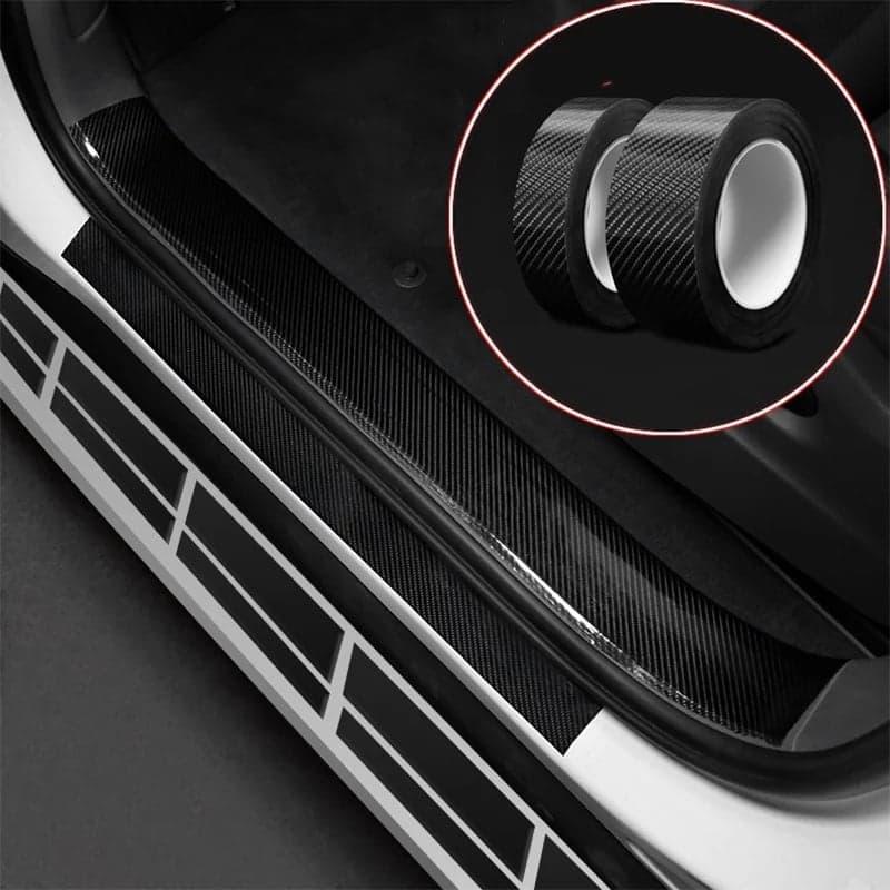 Auto si Moto - Piese auto si accesorii - Piese auto - Tuning - Banda anti-coliziune, De protectie, Din carbon, Gri, 5m x 10 cm - Infinity.ro
