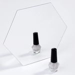 Casa si Gradina - Decoratiuni - Stickere decorative - Set 12 autocolante de perete tip oglinda design Hexagon 140 * 165 mm, Argintiu - Infinity.ro