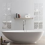 Casa si Gradina - Decoratiuni - Stickere decorative - Set Stickere Acril Decorative, Desing Grecesc, 102 mm x 104 mm x 10 Bucati - Infinity.ro