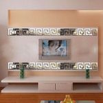 Casa si Gradina - Decoratiuni - Stickere decorative - Set Stickere Acril Decorative, Desing Grecesc, 102 mm x 104 mm x 10 Bucati - Infinity.ro