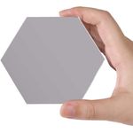 Casa si Gradina - Decoratiuni - Stickere decorative - Set 12 autocolante de perete tip oglinda design Hexagon 140 * 165 mm, Argintiu - Infinity.ro