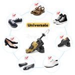 Fashion, accesorii si bijuterii - Femei - Incaltaminte femei - Accesorii incaltaminte - Set 2 Sanuri Reglabile Zenino - Alungit si Largit Pantofi, Universal, Arc, Marime 35-42, ABS, Galben - Infinity.ro