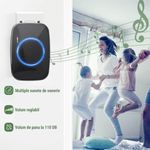 Casa si Gradina - Electrice - Accesorii electrice - Sonerii electrice - Sonerie Wireless, distanta 300m, 60 melodii, 5 nivele de volum - Infinity.ro