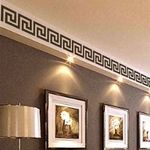 Casa si Gradina - Decoratiuni - Stickere decorative - Set Stickere Acril Decorative, Desing Grecesc, 102 mm x 104 mm x 10 Bucati - Infinity.ro