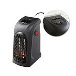 Electronice si Electrocasnice - Climatizare si sisteme de incalzire - Aparate incalzire aer - Aeroterme - Mini Aeroterma Electrica cu Telecomanda pentru Camera sau Birou, Afisaj LED cu Control Temperatura, Element de - Infinity.ro