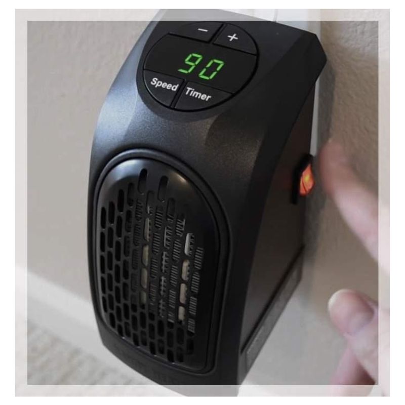 Electronice si Electrocasnice - Climatizare si sisteme de incalzire - Aparate incalzire aer - Aeroterme - Mini Aeroterma Electrica pentru Camera sau Birou, Afisaj LED cu Control Temperatura, Element de Incalzire - Infinity.ro