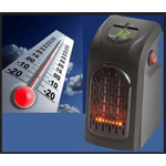 Electronice si Electrocasnice - Climatizare si sisteme de incalzire - Aparate incalzire aer - Aeroterme - Mini Aeroterma Portabila Pentru Priza, HYT , Cu Afisaj Digital, Termostat Reglabil Si Doua Trepte De Viteza, - Infinity.ro