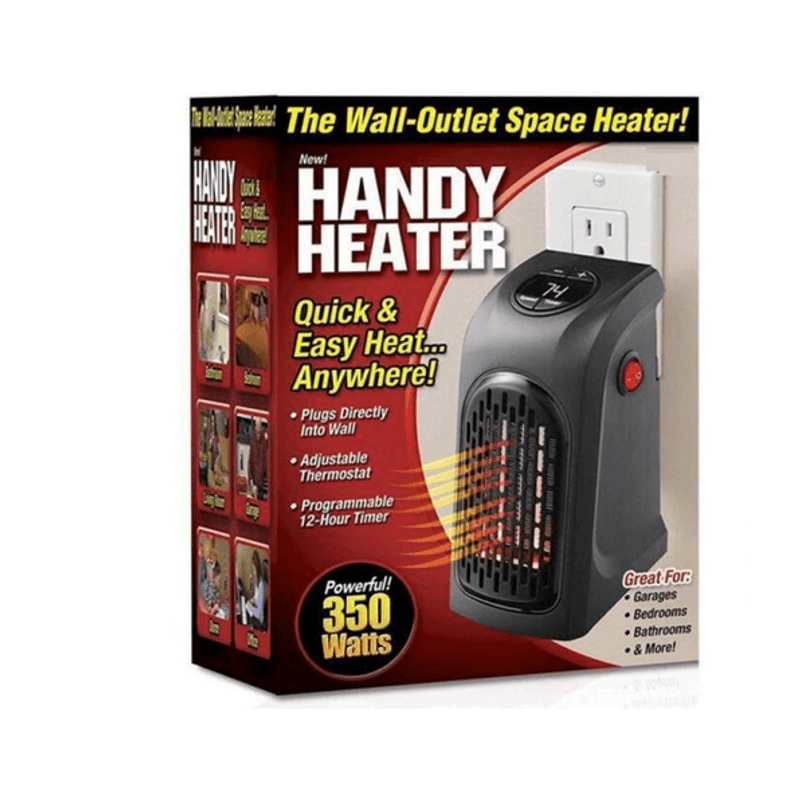 Electronice si Electrocasnice - Climatizare si sisteme de incalzire - Aparate incalzire aer - Aeroterme - Mini Aeroterma Electrica cu Telecomanda pentru Camera sau Birou, Afisaj LED cu Control Temperatura, Element de - Infinity.ro