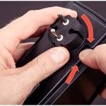 Electronice si Electrocasnice - Climatizare si sisteme de incalzire - Aparate incalzire aer - Aeroterme - Mini Radiator Aeroterma Electrica MARCA Eldom pentru Camera sau Birou, Afisaj LED cu Controlul Temperaturii, - Infinity.ro