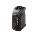 Electronice si Electrocasnice - Climatizare si sisteme de incalzire - Aparate incalzire aer - Aeroterme - Mini aeroterma portabila pentru priza, Handy Heater Black Design - Infinity.ro