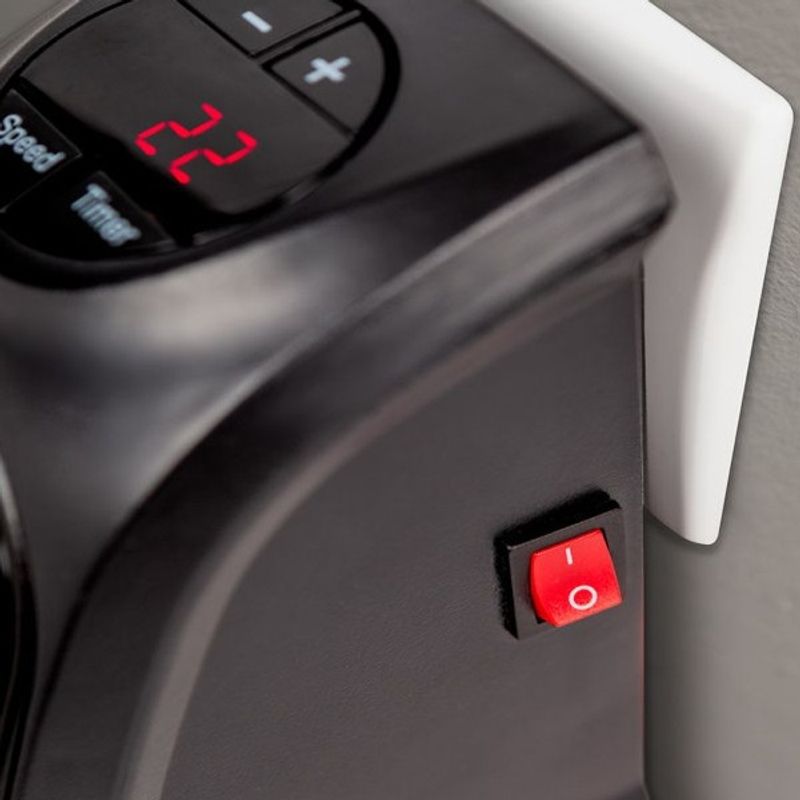 Electronice si Electrocasnice - Climatizare si sisteme de incalzire - Aparate incalzire aer - Aeroterme - Mini Radiator Aeroterma Electrica MARCA Eldom pentru Camera sau Birou, Afisaj LED cu Controlul Temperaturii, - Infinity.ro