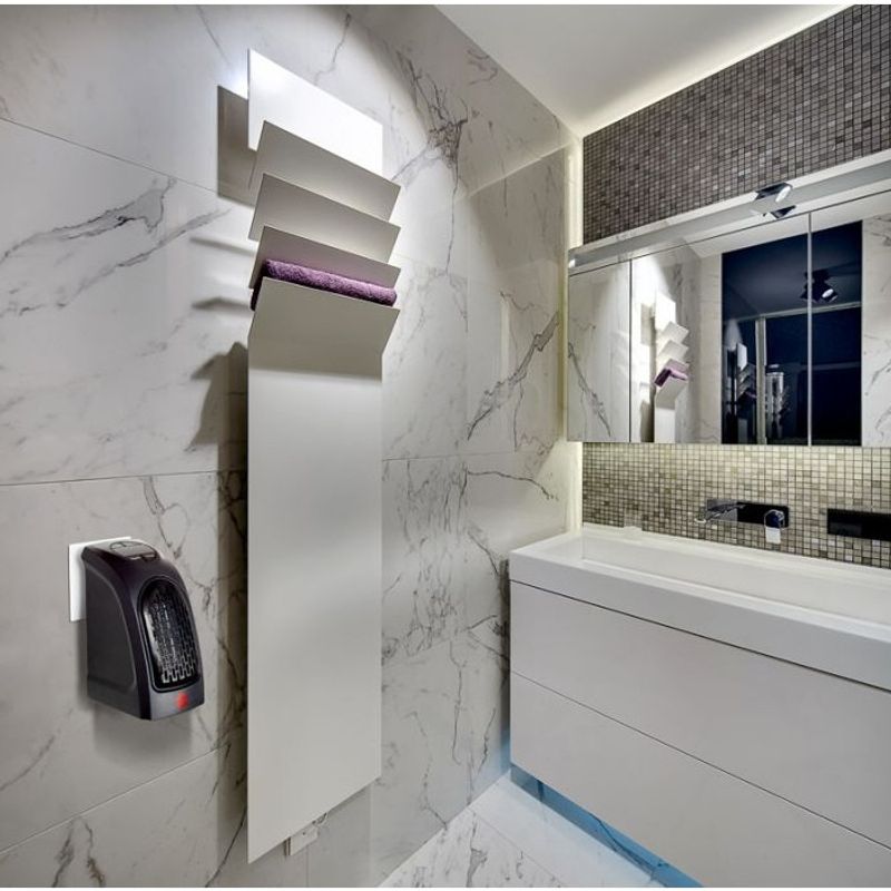 Electronice si Electrocasnice - Climatizare si sisteme de incalzire - Aparate incalzire aer - Aeroterme - Mini Radiator Aeroterma Electrica MARCA Eldom pentru Camera sau Birou, Afisaj LED cu Controlul Temperaturii, - Infinity.ro