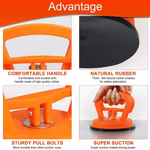 Auto si Moto - Reparatii si depanare - Scule auto - Scule si truse auto - Set 4 ventuze reparatii auto, Plastic, Portocaliu - Infinity.ro