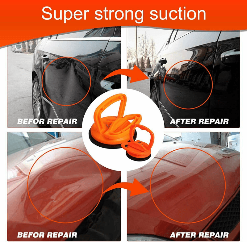 Auto si Moto - Reparatii si depanare - Scule auto - Scule si truse auto - Set 4 ventuze reparatii auto, Plastic, Portocaliu - Infinity.ro