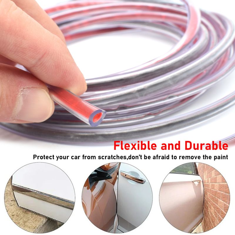 Auto si Moto - Piese auto si accesorii - Piese auto - Tuning - Banda de protectie portiere auto transparenta anticoliziune usi, 5 metri lungime, MyStyle - Infinity.ro