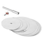 Casa si Gradina - Constructii - Scule electrice si accesorii - Accesorii fierastraie electrice - Set 10 discuri de taiere cu tija, Inox, 22/25/32 mm, Argintiu - Infinity.ro