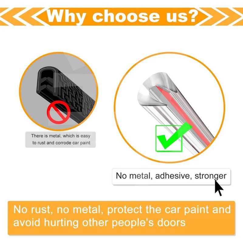 Auto si Moto - Piese auto si accesorii - Piese auto - Tuning - Banda de protectie portiere auto transparenta anticoliziune usi, 5 metri lungime, MyStyle - Infinity.ro