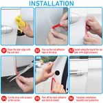 Auto si Moto - Piese auto si accesorii - Piese auto - Tuning - Banda de protectie portiere auto transparenta anticoliziune usi, 5 metri lungime, MyStyle - Infinity.ro