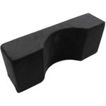 Casa si Gradina - Textile si covoare - Perne si pilote - Perne - Perna gat, Spuma cu memorie, 50x20x12 cm, Negru - Infinity.ro