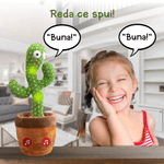 Jucarii, Copii si Bebe - Jucarii si jocuri - Jucarii & jocuri educative - Jucarii interactive - Cactus dansator, interactiv, educativ, canta, danseaza, imita, verde - Infinity.ro