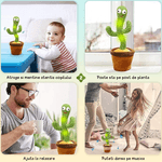 Jucarii, Copii si Bebe - Jucarii si jocuri - Jucarii & jocuri educative - Jucarii interactive - Cactus dansator, interactiv, educativ, canta, danseaza, imita, verde - Infinity.ro