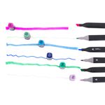 Carti si Birotica - Birotica - Instrumente de scris - Markere si carioci - Set 48 Markere cu Alcool Mercaton, 2 capete si geanta de depozitare, 15 cm, Multicolor, 14 x 11 x 17.5 cm - Infinity.ro