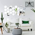 Casa si Gradina - Decoratiuni - Stickere decorative - Set Stickere Acril Decorative, Hexagon, 160 mm x 160 mm x 5 bucati - Infinity.ro