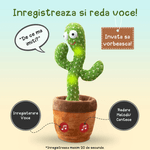 Jucarii, Copii si Bebe - Jucarii si jocuri - Jucarii & jocuri educative - Jucarii interactive - Cactus dansator, interactiv, educativ, canta, danseaza, imita, verde - Infinity.ro