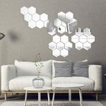 Casa si Gradina - Decoratiuni - Stickere decorative - Set Stickere Acril Decorative, Hexagon, 160 mm x 160 mm x 5 bucati - Infinity.ro