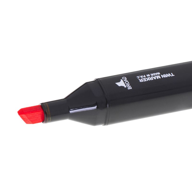 Carti si Birotica - Birotica - Instrumente de scris - Markere si carioci - Set 48 Markere cu Alcool Mercaton, 2 capete si geanta de depozitare, 15 cm, Multicolor, 14 x 11 x 17.5 cm - Infinity.ro