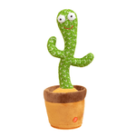 Jucarii, Copii si Bebe - Jucarii si jocuri - Jucarii & jocuri educative - Jucarii interactive - Jucarie interactiva Cactus Vorbitor si Dansator, 32 cm, cu baterii incluse, danseaza si repeta ceea ce spune - Infinity.ro