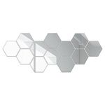 Casa si Gradina - Decoratiuni - Stickere decorative - Set Stickere Acril Decorative, Hexagon, 160 mm x 160 mm x 5 bucati - Infinity.ro