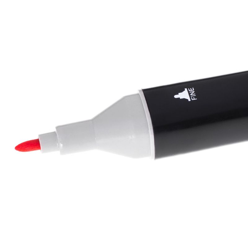 Carti si Birotica - Birotica - Instrumente de scris - Markere si carioci - Set 48 Markere cu Alcool Mercaton, 2 capete si geanta de depozitare, 15 cm, Multicolor, 14 x 11 x 17.5 cm - Infinity.ro