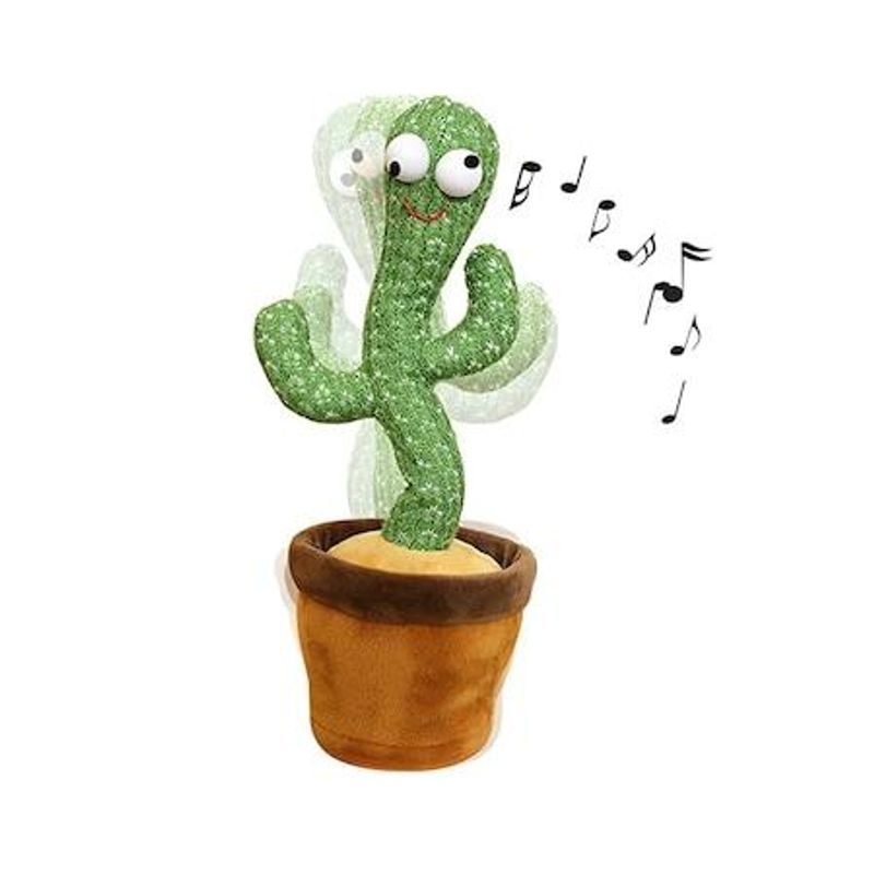 Jucarii, Copii si Bebe - Jucarii si jocuri - Jucarii & jocuri educative - Jucarii interactive - Cactus dansator, interactiv, educativ, canta, danseaza, imita, verde - Infinity.ro
